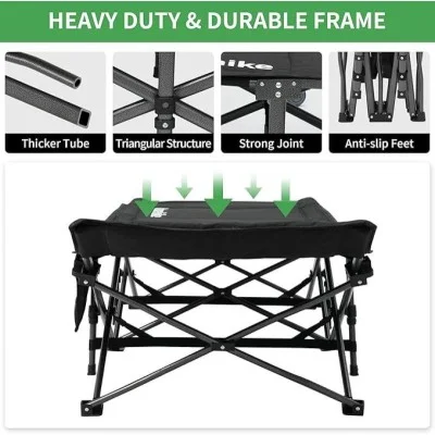 Naturehike Folding Bed - Black (190*70*36)